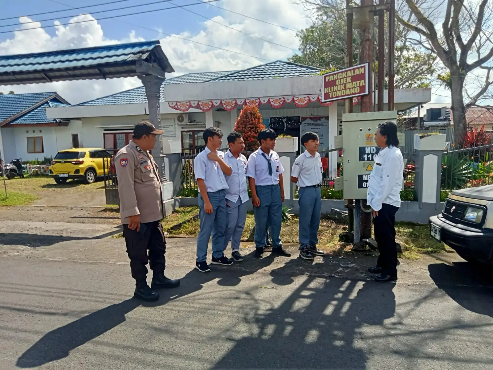 Polsek Toulimambot Intensifkan Sambang Kamtibmas, Sasar Sekolah hingga Pangkalan Ojek